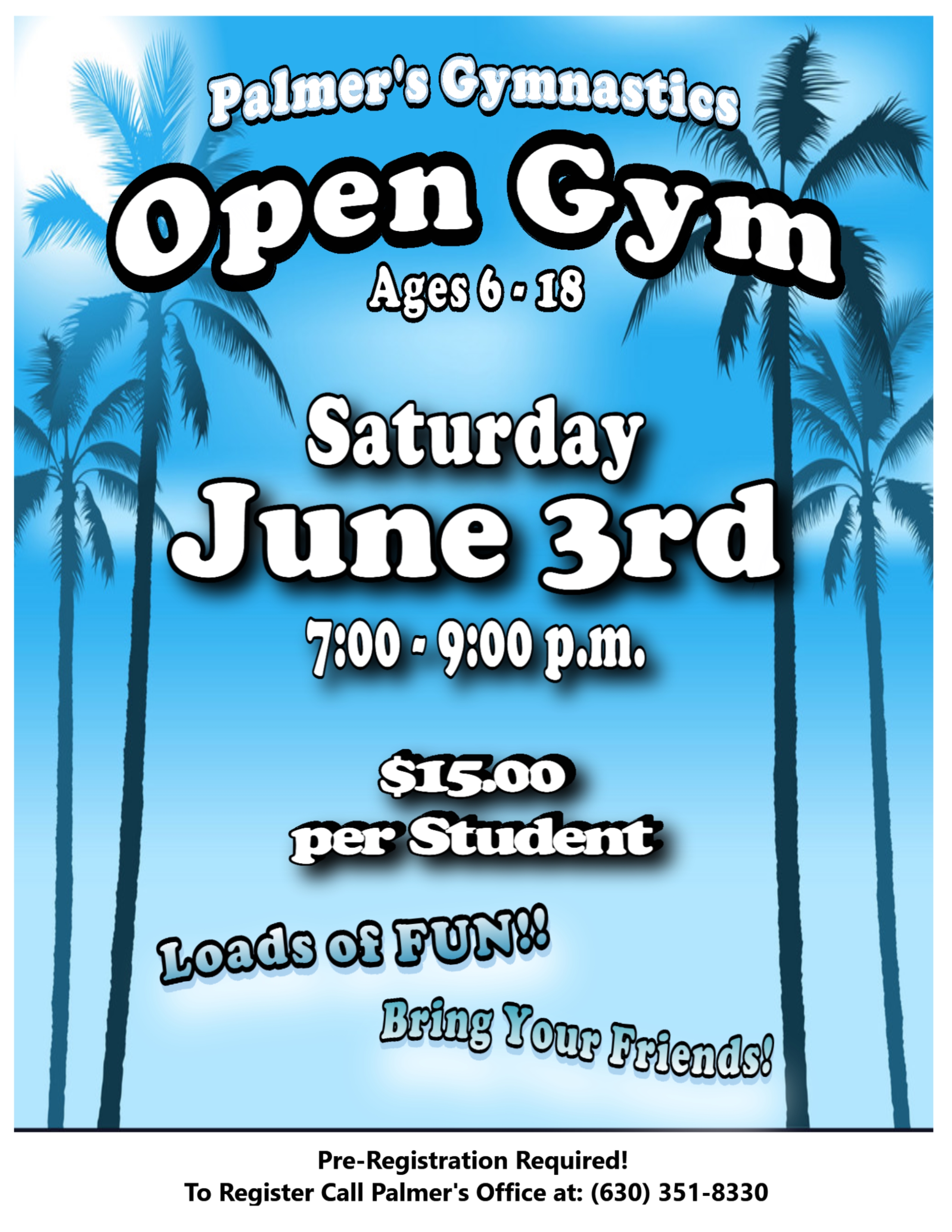 Open Gym June 3rd