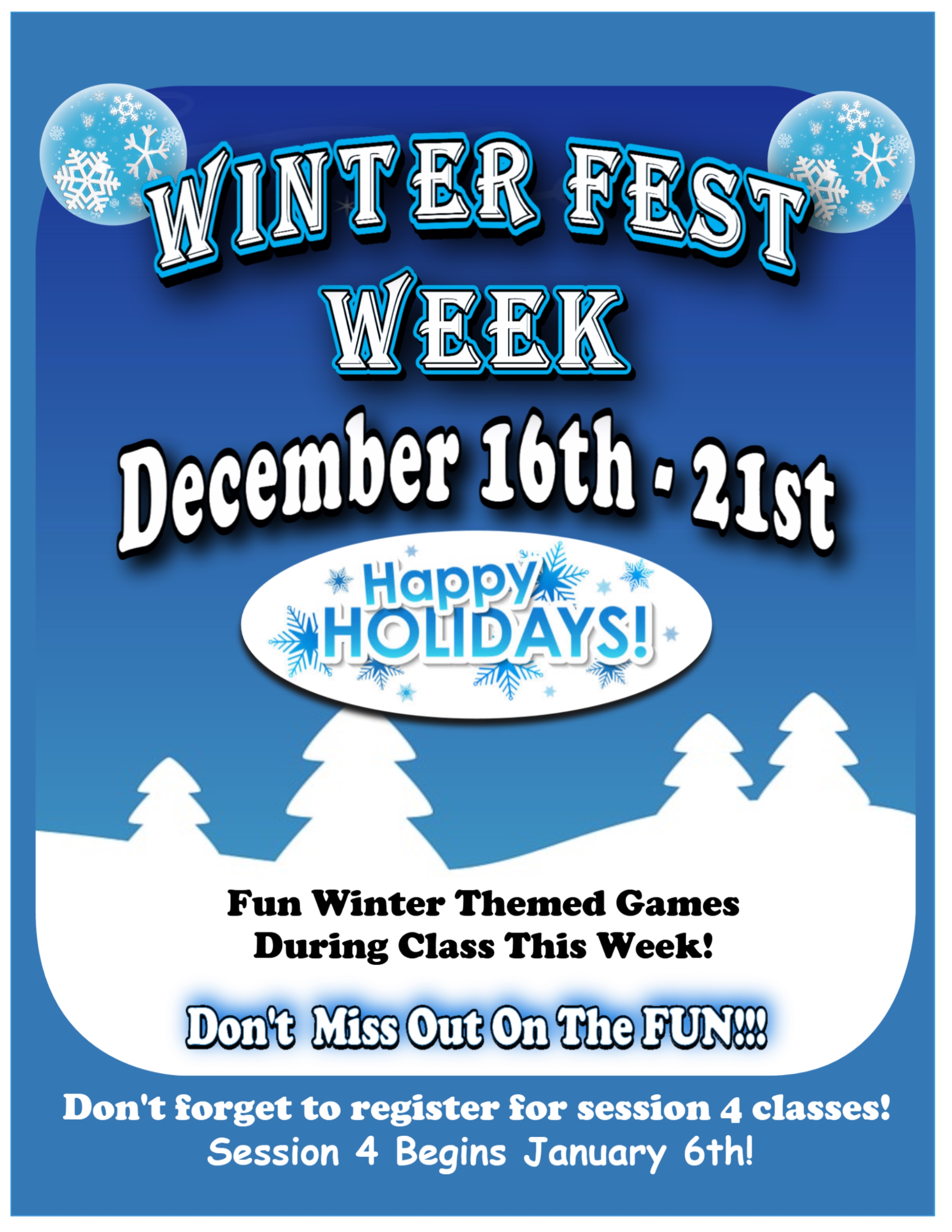 Winter Fest Week 2024